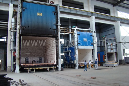 燃油臺車式加熱爐